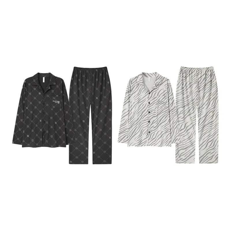 Cotton Gene Pajama Set Men's Combo Set-48