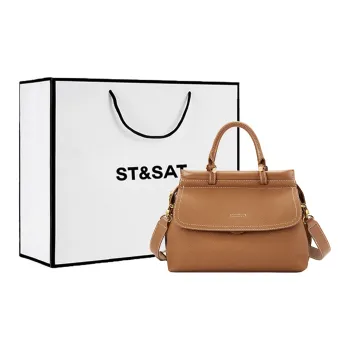 ST&SAT Cow Leather Shoulder Bag Crossbody Bag Handbag Regular Women's Multicolor