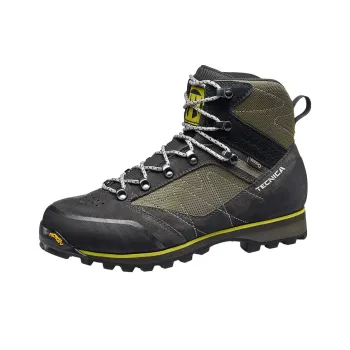 TECNICA Anti-Slip Wear-Resistant High-Top Hiking Shoes Men's Black Green