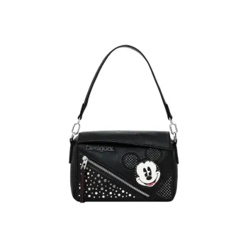 Desigual Polyurethane Crossbody Bag, Shoulder Bag Medium Size Women's Black