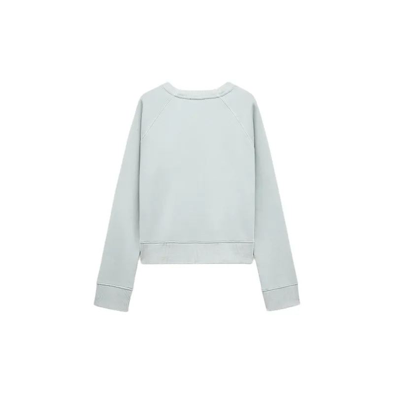 ZARA Sweatshirt Women's Light Blue-1