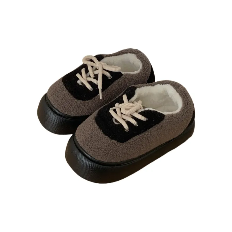 SHIGUDE Cotton Slippers Women's Brown-12