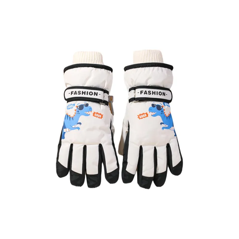 TANLU Ski Gloves Insulated For Cold Weather Outdoor Gloves Kids'-5