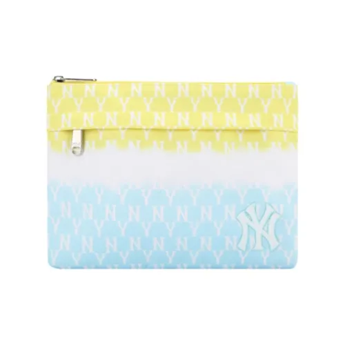 MLB Monogram Collection Polyester Shoulder Bag Crossbody Bag Regular Unisex Blue Yellow Gradient