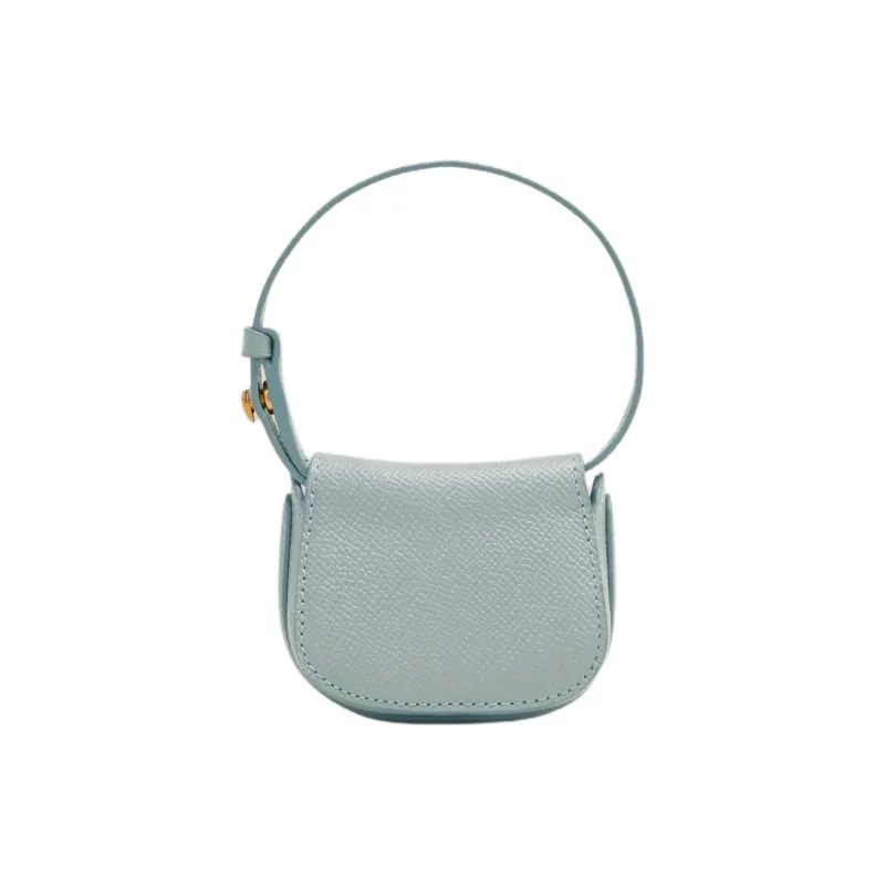 AMIPARIS Cow Leather Earphone Case Women's Clay Blue-2