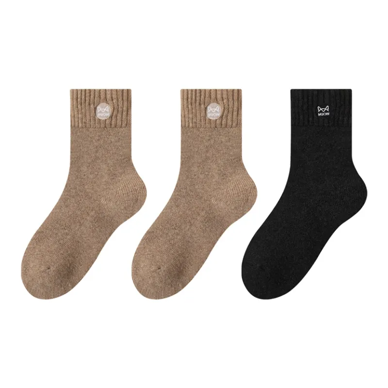 MIIOW Mid Calf Socks Unisex 3 Pack-9