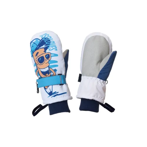 TANLU Ski Gloves Insulated For Cold Weather Outdoor Mittens Kids'