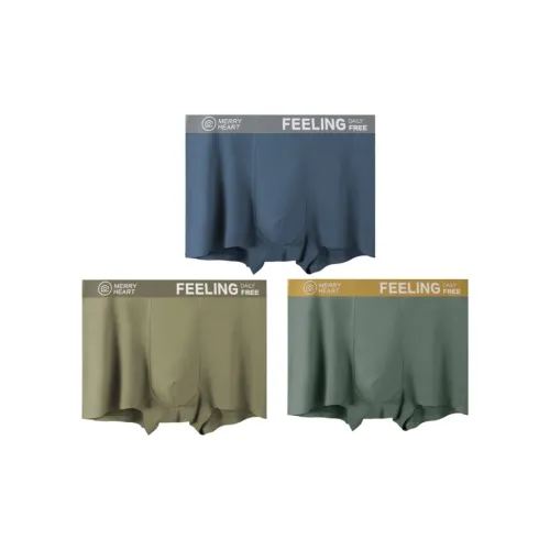 Qiao Ni Tong Underpants Men's 3 Pack