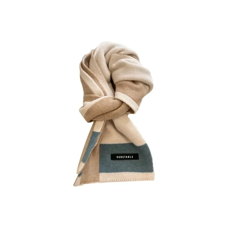 PISHUSHU Acrylic Knit Scarves Unisex-0