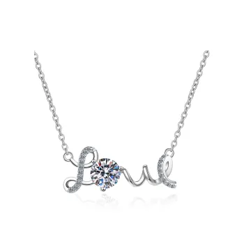 Lockstarfy Moissanite Necklaces Women's