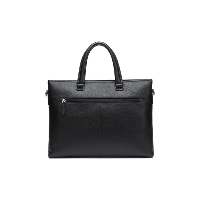 SEPTWOLVES Cow Leather Briefcases Men's Black-0