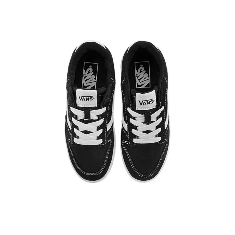 Vans Slip Resistant Moisture Wicking Low Top Skateboard Shoes Women's Black-2