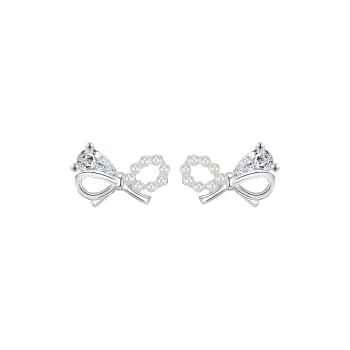 Hi There S925 Silver Stud Earrings Women's