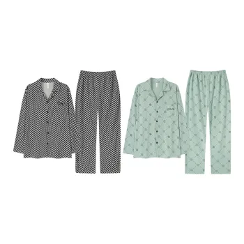 Cotton Gene Pajama Set Men's Combo Set