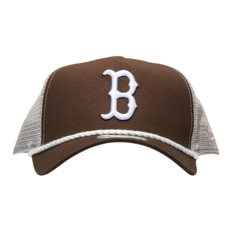 New Era Knitted Cotton Baseball Caps Men's Brown-1