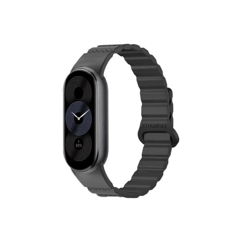 FZRT Watch Bands Dedicated One Piece Quick Release Multicolor Silicone Magnetic Loop Strap Unisex-4