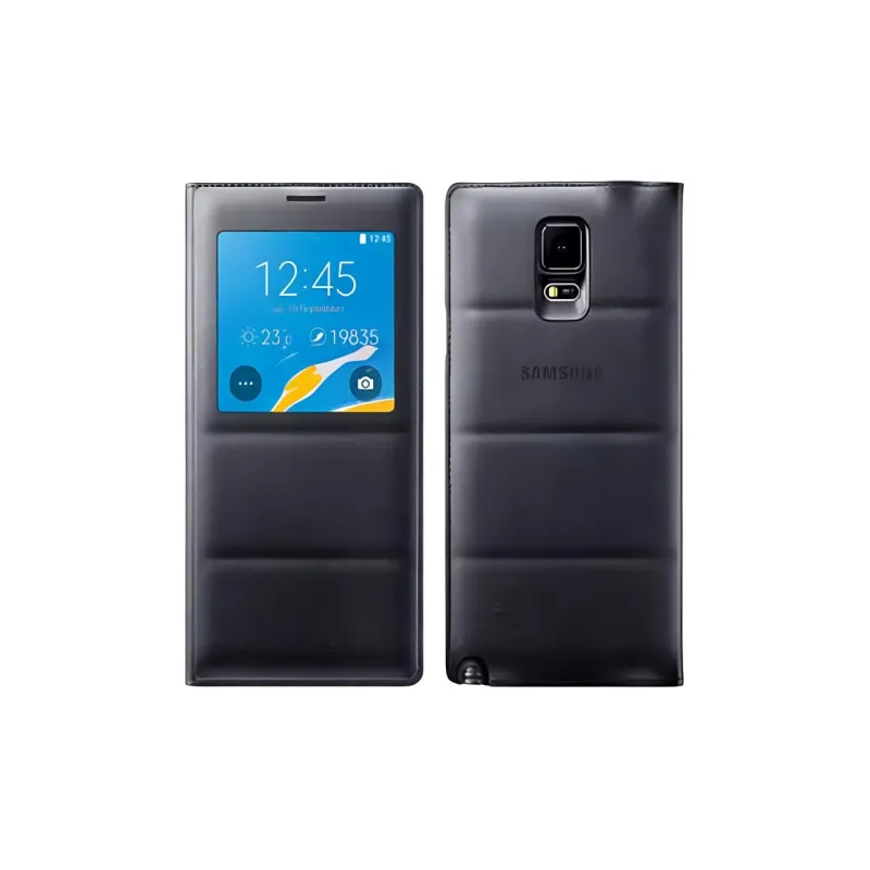 SAMSUNG Imitation Leather Material Smart Windows Phone Cases Compatible With N9100/N9108/note4 Business Formal-3