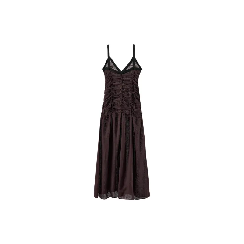 ZARA Slip Dresses Women's Dark Purple-1