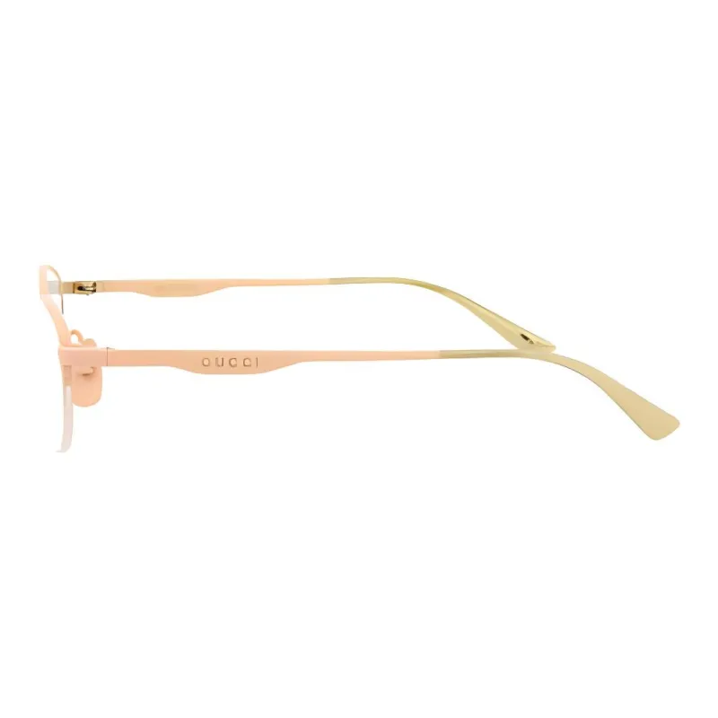 GUCCI Oval Eyeglass Frames Women's Pink-2