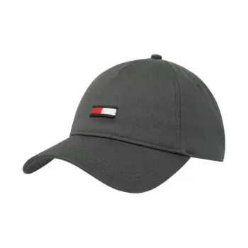 Tommy Hilfiger 100% Cotton Baseball Caps Men's Dark Gray