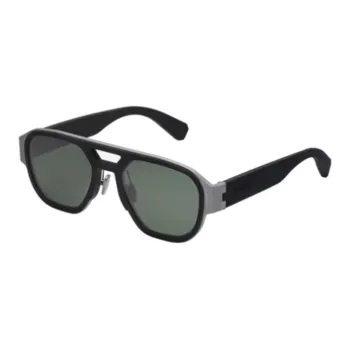 BVLGARI Metal Aviator Sunglasses Unisex Black