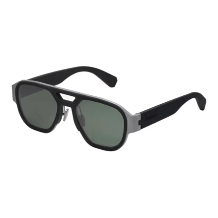 BVLGARI Metal Aviator Sunglasses Unisex Black-0