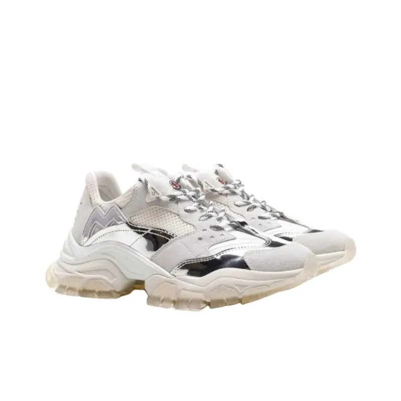 Moncler Leave No Trace Low Top Casual Shoes Women's White-2