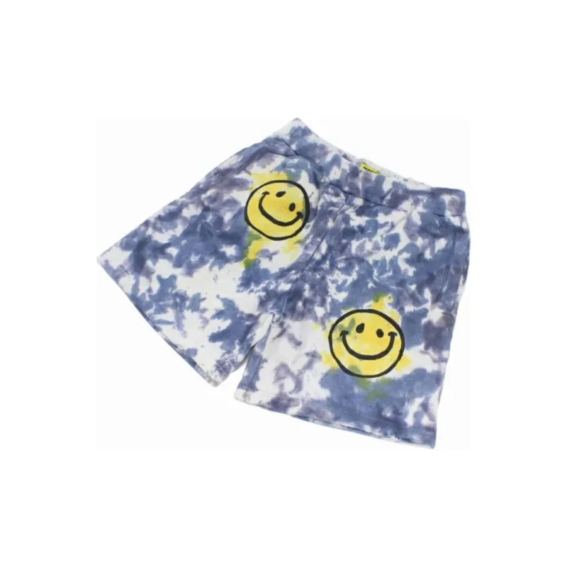 Chinatown Market Casual Shorts Men's Blue Yellow-1