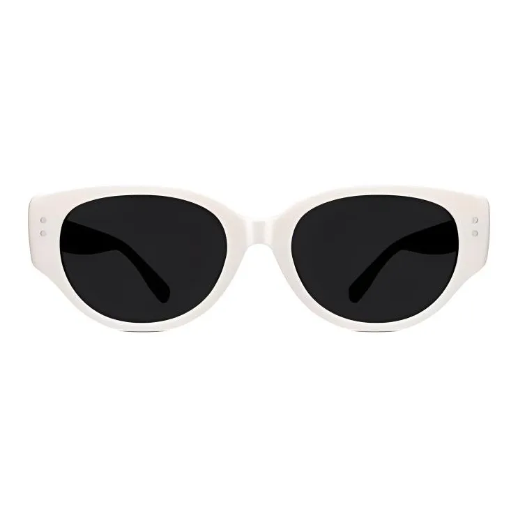 PARMU Plate Frame Cat Eye Sunglasses Unisex-3