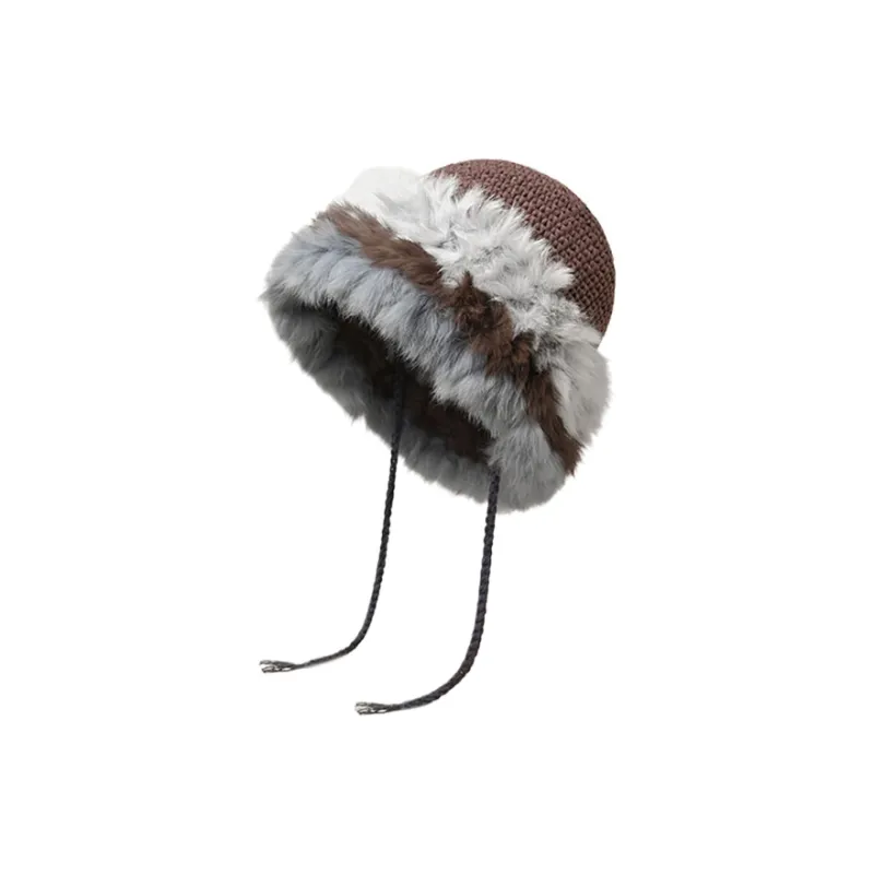 BAGGL Rabbit Fur Beanies Unisex Gift Box Set-3