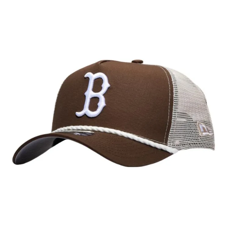 New Era Knitted Cotton Baseball Caps Men's Brown-0