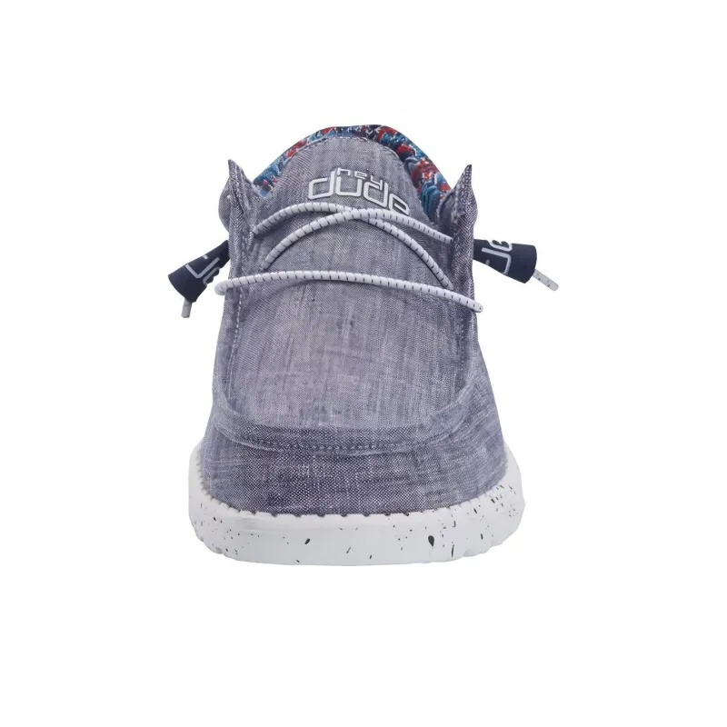 Heydude Men's Casual Shoes Men Low Top Denim Panel-1