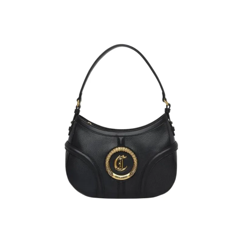 Just Cavalli Polyester One Shoulder Handbag Women's Black-0