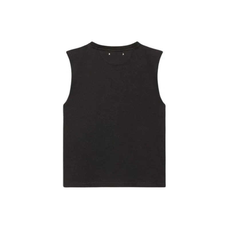 Golden Goose Bead Embellished Knitted Sleeveless Top-1