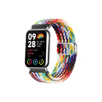 APEPALOG Xiaomi Smart Band 9 Pro/8 Pro/Red Beige Watch 4 Watch Bands Xiaomi Compatibility 22CM Nylon Material Unisex