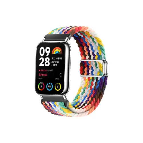 APEPALOG Xiaomi Smart Band 9 Pro/8 Pro/Red Beige Watch 4 Watch Bands Xiaomi Compatibility 22CM Nylon Material Unisex