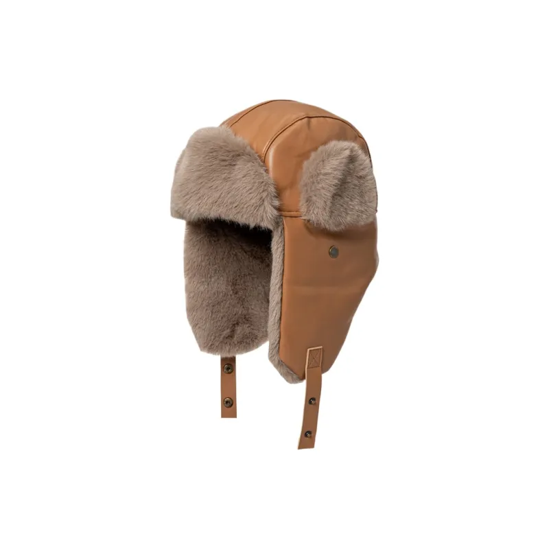 SLEEPYWALK Leather Trapper Hats Unisex-3