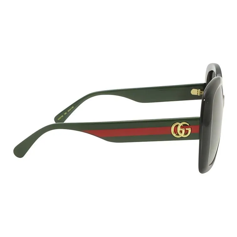GUCCI Gg Web Butterfly Frame Sunglasses-2