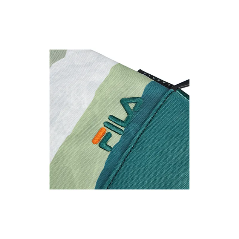 FILA FUSION Fabric Shoulder Bag, Crossbody Bag Unisex Emerald Forest Green-4