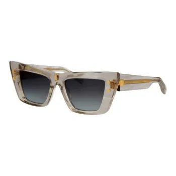 BALMAIN Acetate Cat Eye Sunglasses Unisex Transparent
