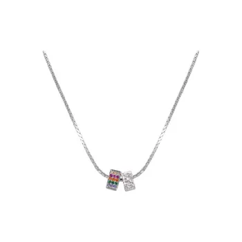 CUTE DAME S925 Silver Necklace Women's Silver