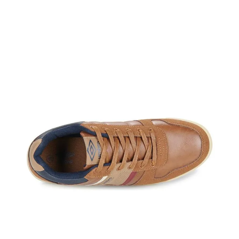 Umbro Anti Slip Wear Resistant Low Top Skateboard Shoes Men's Light Brown-3