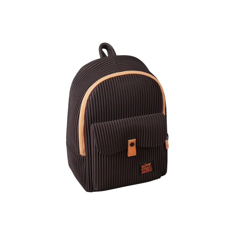 ONIMALS Memory Foam Backpack Regular Unisex Coffee/Khaki/Ange Pink-1