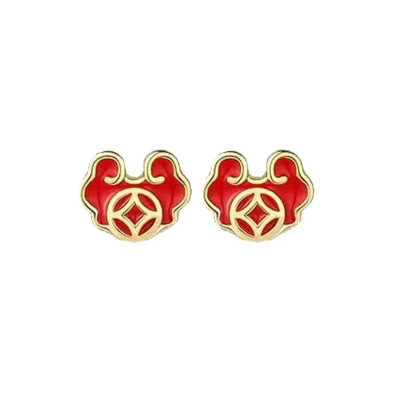 MIDNIGHT MOMENT S925 Sterling Silver Stud Earrings Women's-0