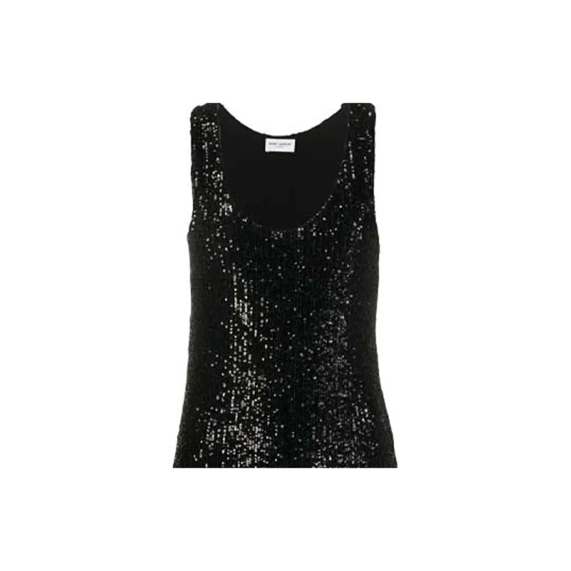 SAINT LAURENT Camisoles Women's Black-4