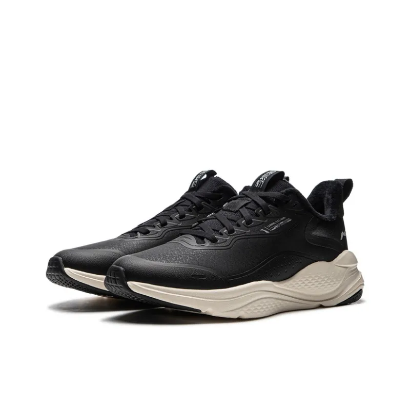 LiNing Cushioning Anti Slip And Wear Resistant Low Top Casual Shoes Women's Black-2