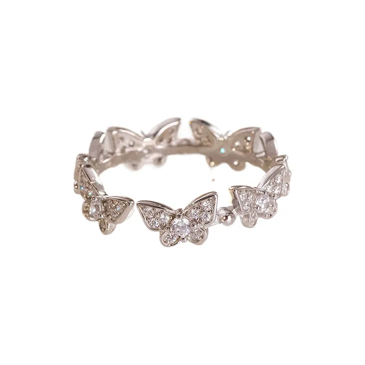 KEMLAIDA S925 Silver Rings Women's-5