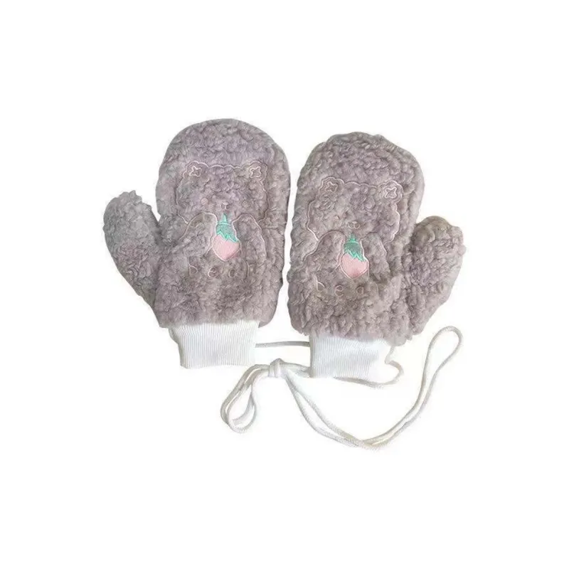 YUZHAOLIN Plush Knit Gloves Unisex-5