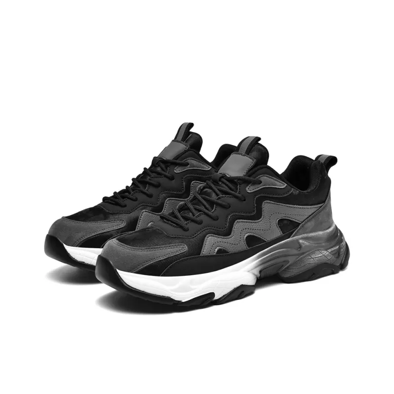 MUSNODO Cushioning, Slip Resistant, And Abrasion Resistant Low Top Casual Running Shoes Men's Black Purple Green-9