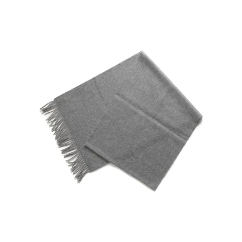 JOHNSTONS OF ELGIN Cashmere Silk Scarves Women's Gray-1